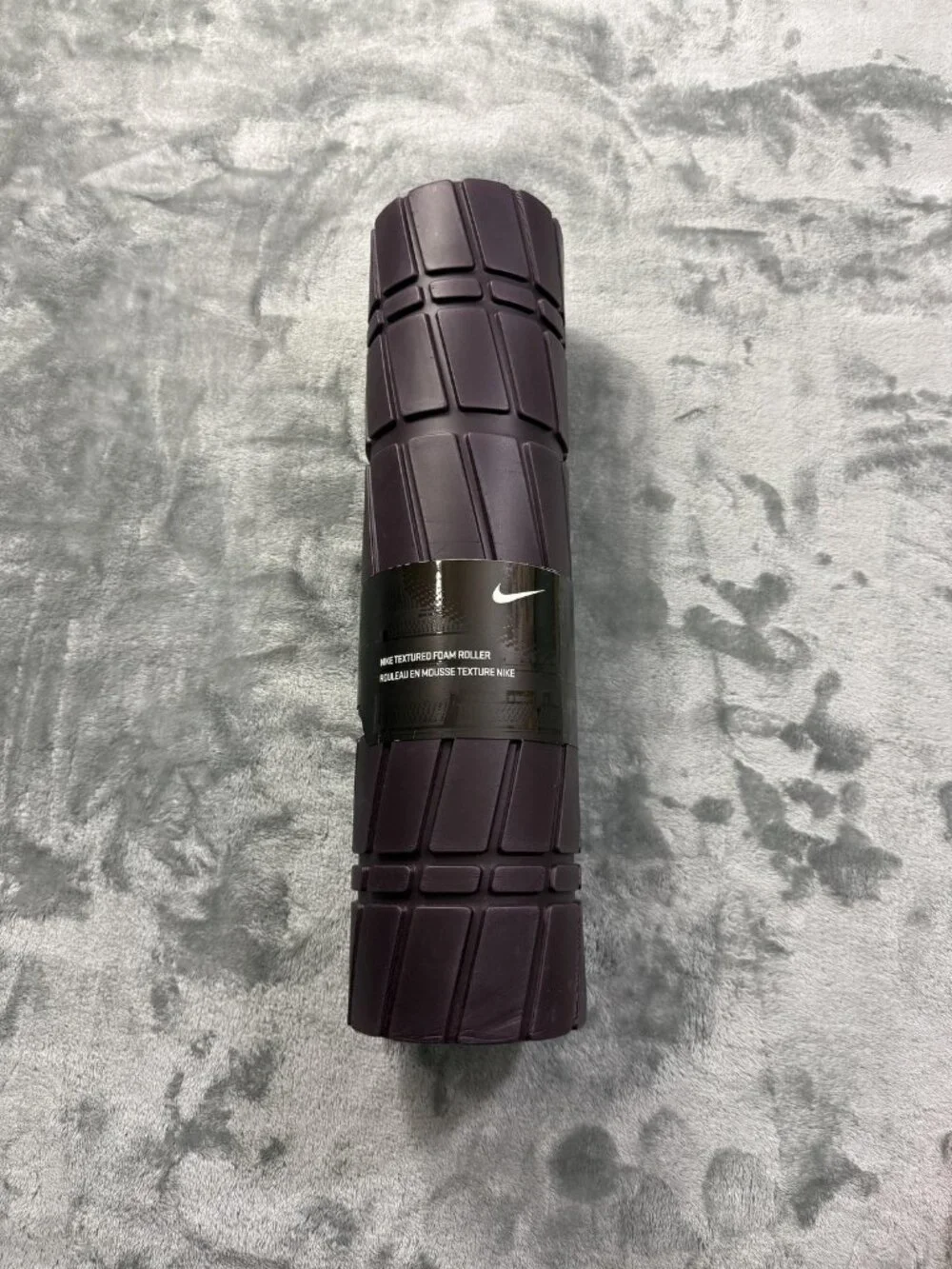 New Nike Textured Foam Roller Purple Hollow Massage Grid Full Body Yoga Training